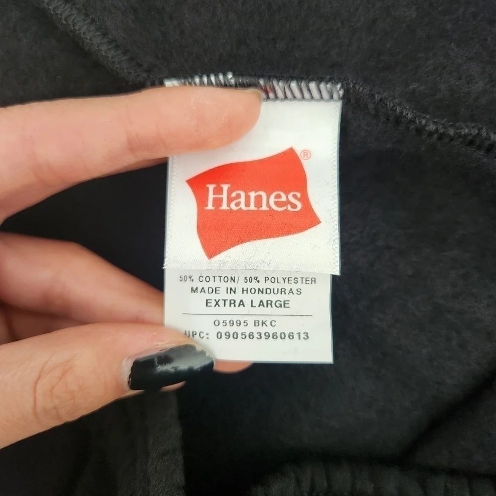 Hanes Solid Black Sweatpants. Size XL. New without Tags.